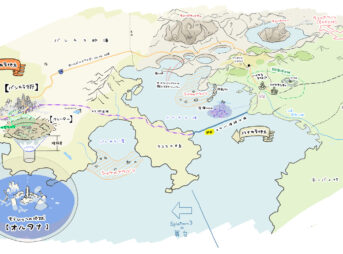 スプラトゥーン地図｜バンカラ街やハイカラ地方などイカ世界地図